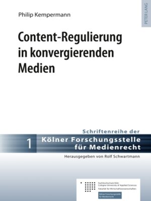 cover image of Content-Regulierung in konvergierenden Medien